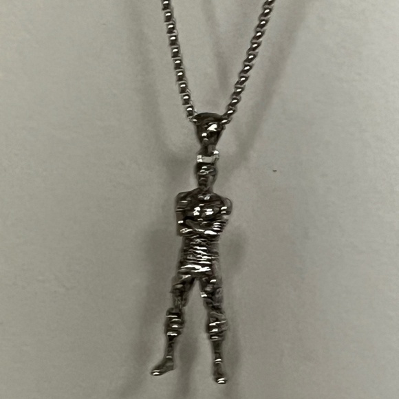 Roronoa Zoro One Piece Charm Pendant Necklace Silver 24" Box Chain Luffy - Picture 7 of 9